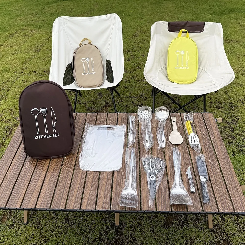 Camping Cooking Utensil Bag - Opbergtas voor kampeerkookgerei - tas voor