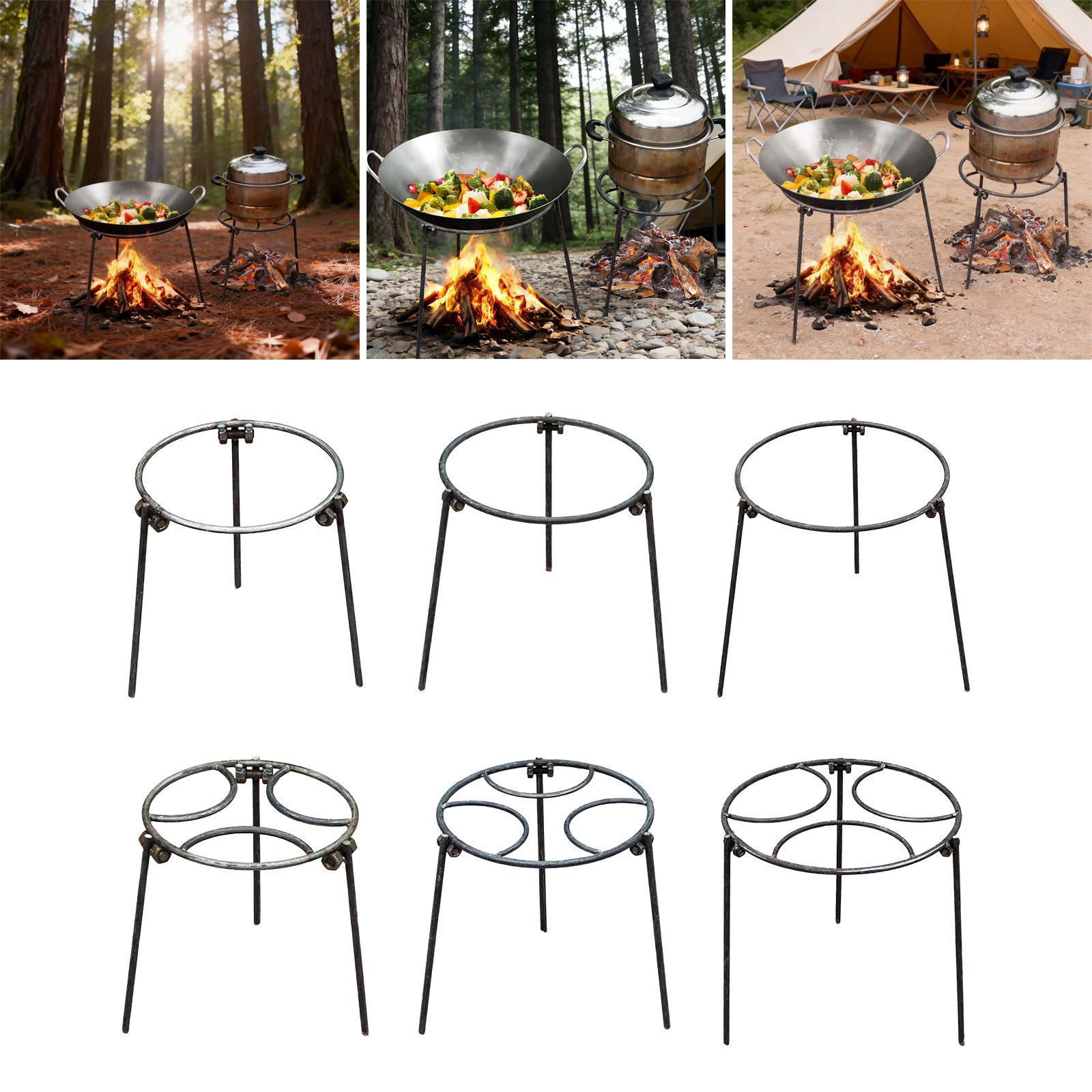 Camping Cooking Griddle - Kampvuurstatief, Dutch Oven multifunctionele wokhouder, open