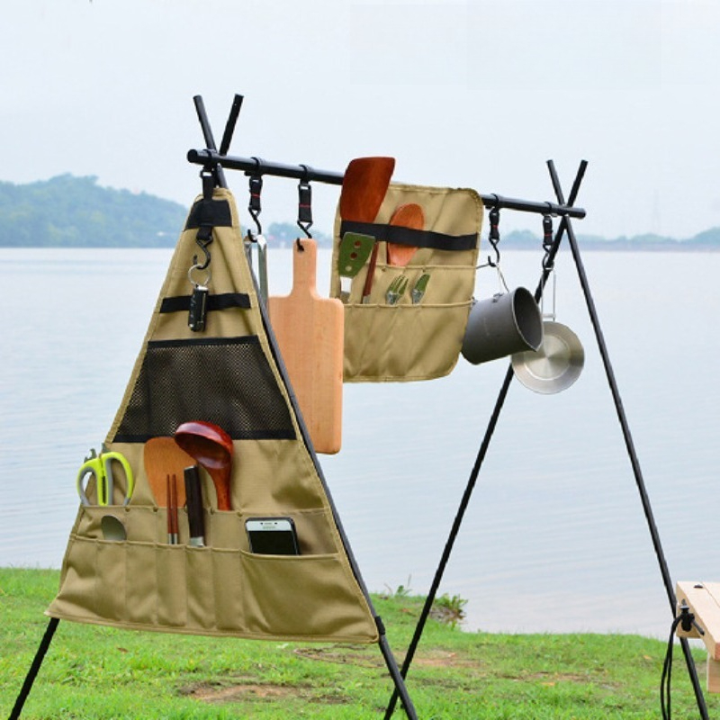 Camping Cooking Utensil Bag - Camping Keuken Opbergorganizer Hangende Keukenhulpzak Buiten