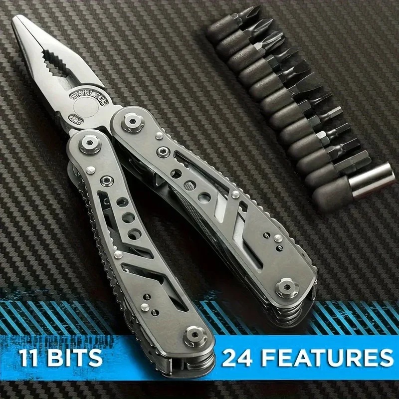 Camping Cooking Knife - 24-in-1 Multitool Alles-in-één Multifunctioneel Gereedschap Met