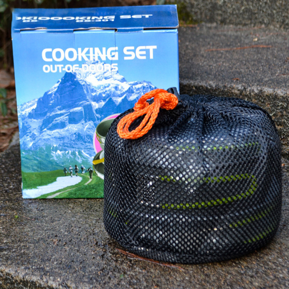Camping Cooking Pots And Pans Set - 1Set Outdoor Camping Kookgerei Set Draagbare