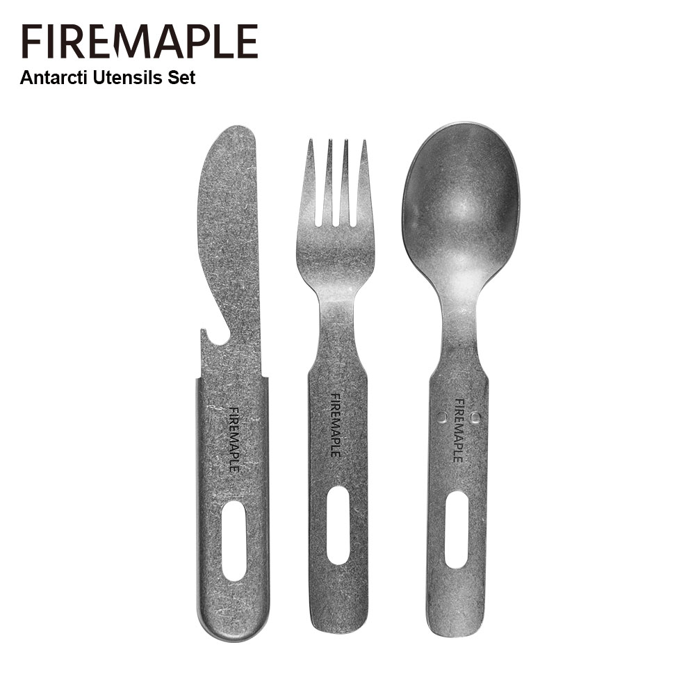 Camping Cooking All In One - Vuur-Esdoorn Antarcti 3in1 Gebruiksvoorwerpen Set Vork