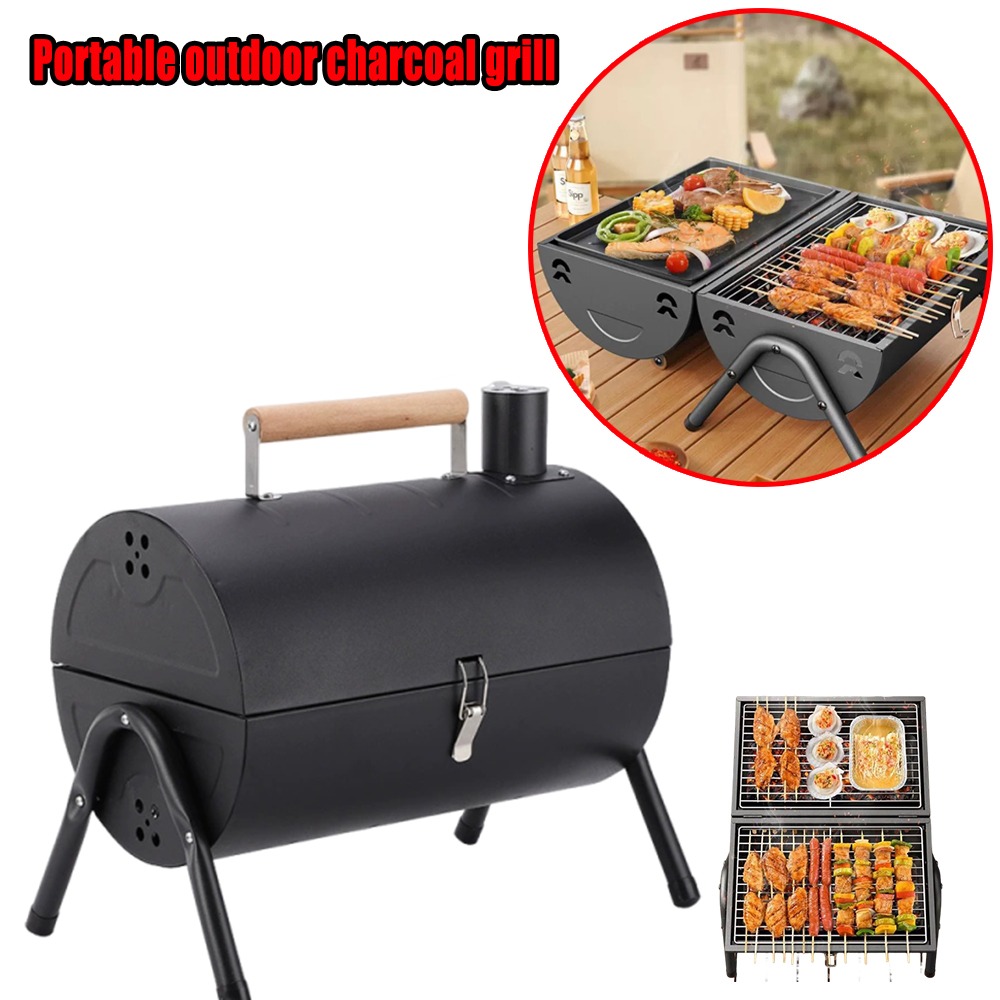 Charcoal Chimney Starter - Buitenkachelstandaard van roestvrij staal, lichtgewicht, compact,