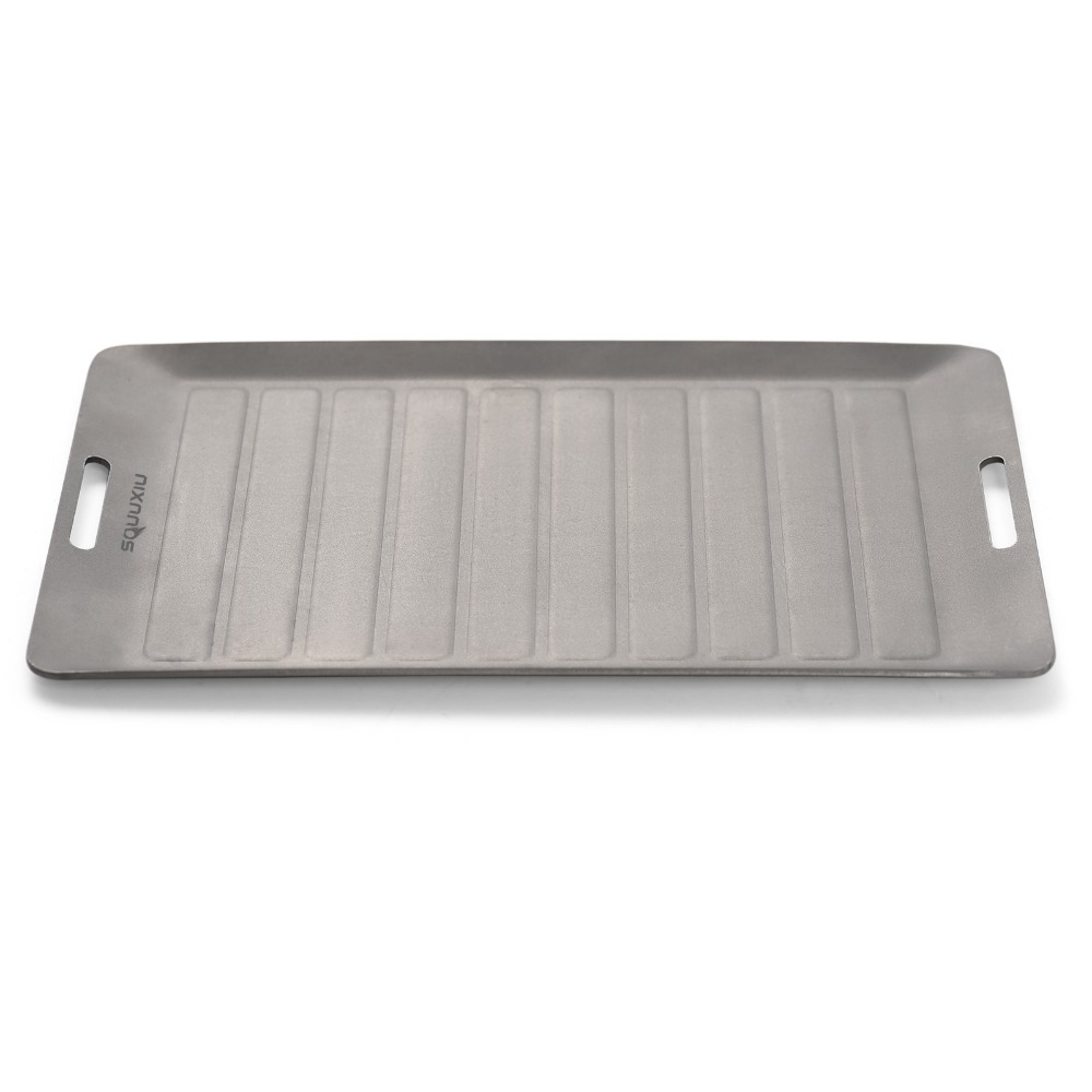 Camping Cooking Pan - Duurzame titanium campinggrillpan Lichtgewicht antiaanbaklaag BBQ-grillpan