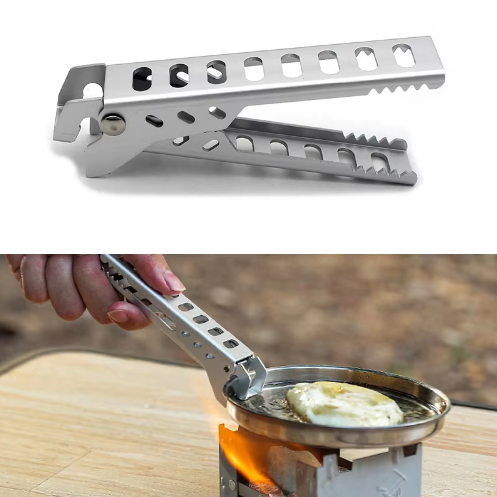 Camping Cooking Pan - Outdoor Aluminium Anti-hete Legering Clip Kom