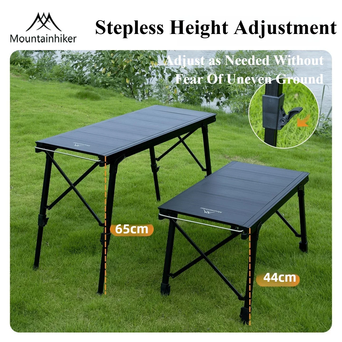 Camping Outdoor Cooking Table - Mountainhiker Opvouwbare IGT Camping Lifttafel Draagbaar