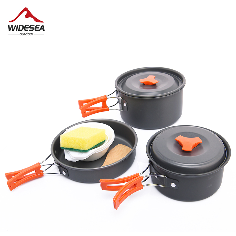 Camping Cooking All In One - Widea Camping Outdoor Kookgerei Servies Serviesgoed