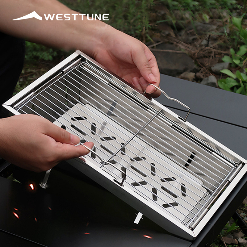 Charcoal Chimney Starter - WESTTUNE IGT Barbecue Grill Opvouwbare Houtskool