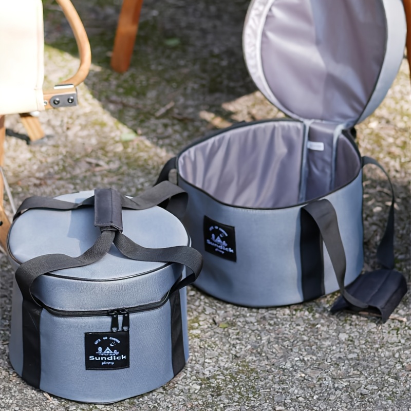 Camping Cooking Books - Campingkookgerei Vatopslag Emmer Rits Zijzakontwerp Draagbare