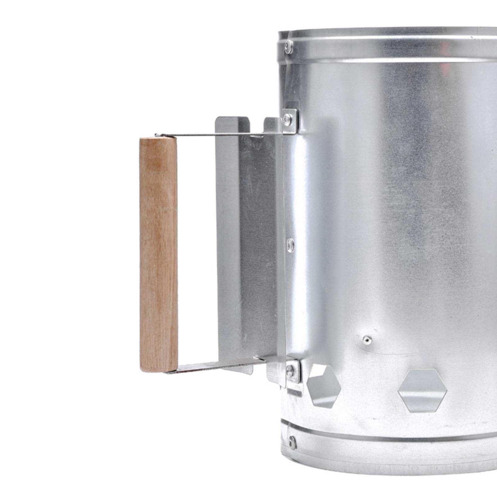 Charcoal Chimney Starter - Barbecue Bbq Schoorsteen Starter Houtskoolgrill Staal