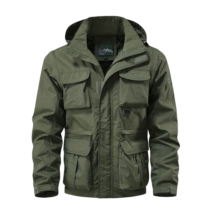 Winddichte waterdichte herenja - Camping Cooking Windbreak recensie en prijs