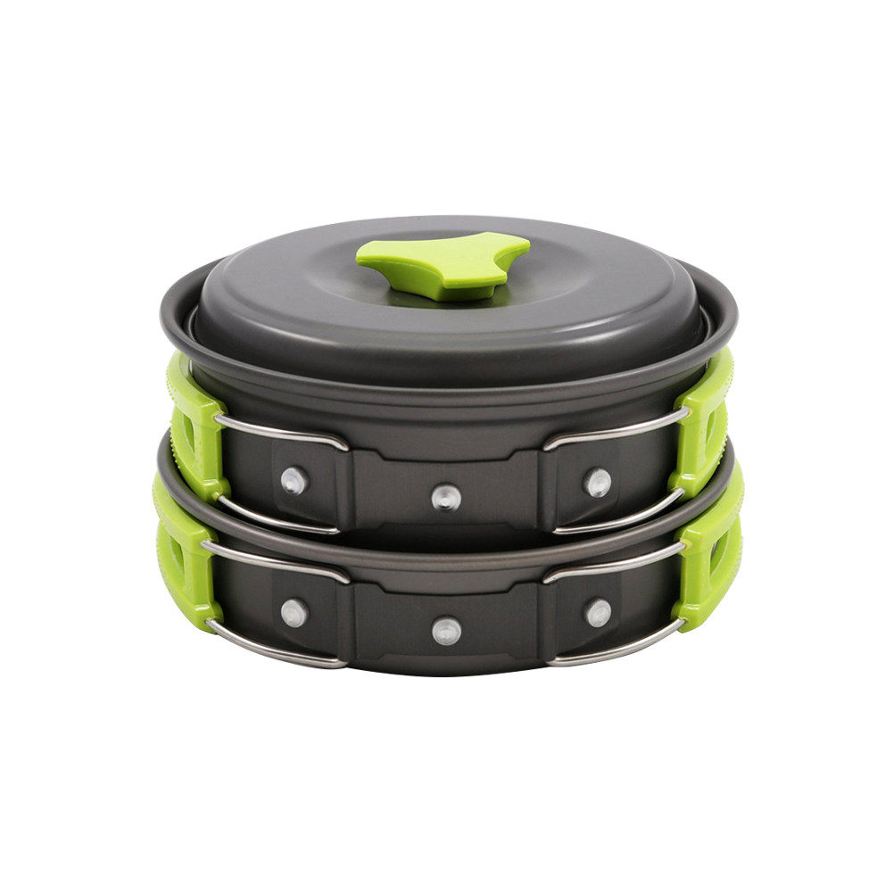 10-delige lichtgewicht camping - Camping Cooking Pots And Pans Set recensie en prijs