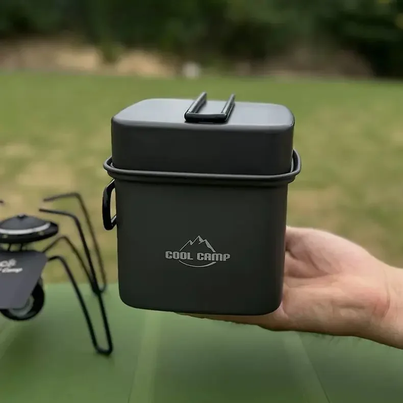 Outdoor Camping Vierkante Pot  - Camping Cooking Pots And Pans Set recensie en prijs