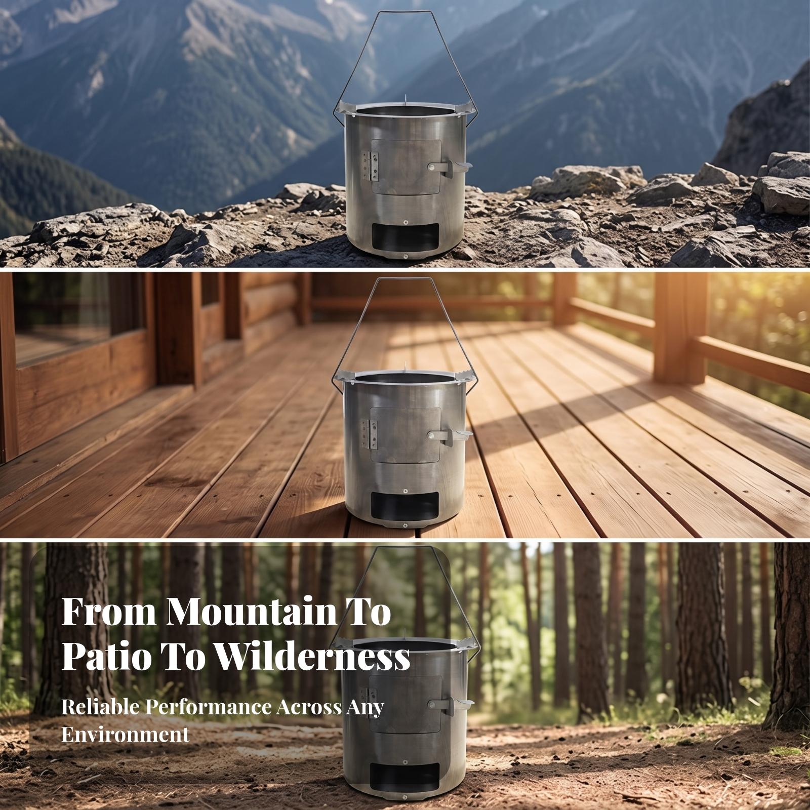 Economische houtkachel voor bu - Camping Cooking Meals recensie en prijs