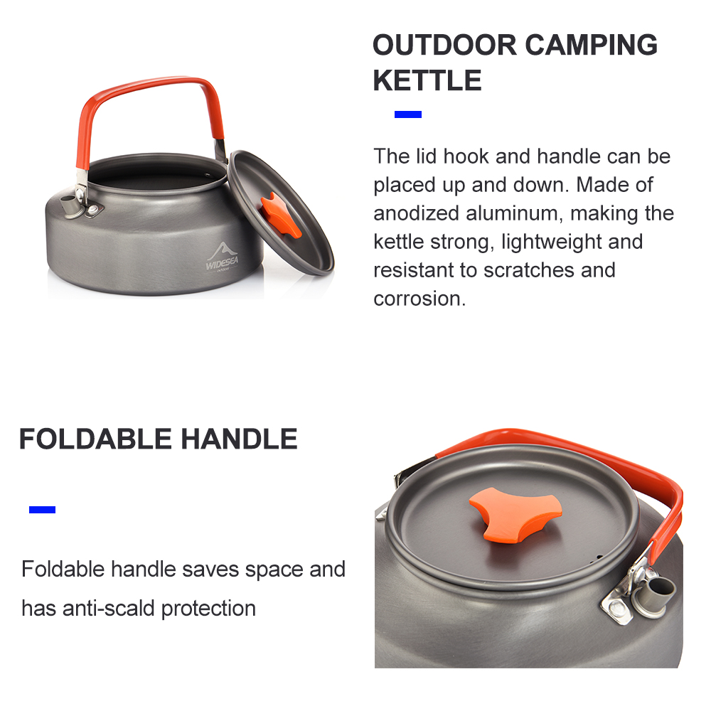 Widesea 1.1L 2L1.5L Camping Wa - Camping Cooking Books recensie en prijs