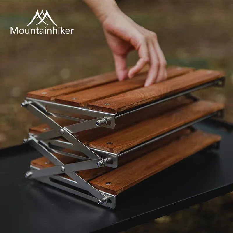 MOUNTAINHIKER Drielaags rek Up - Camping Outdoor Cooking Table recensie en prijs