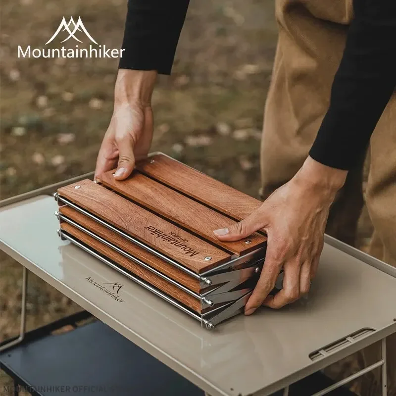 MOUNTAINHIKER Drielaags rek Up - Camping Outdoor Cooking Table recensie en prijs