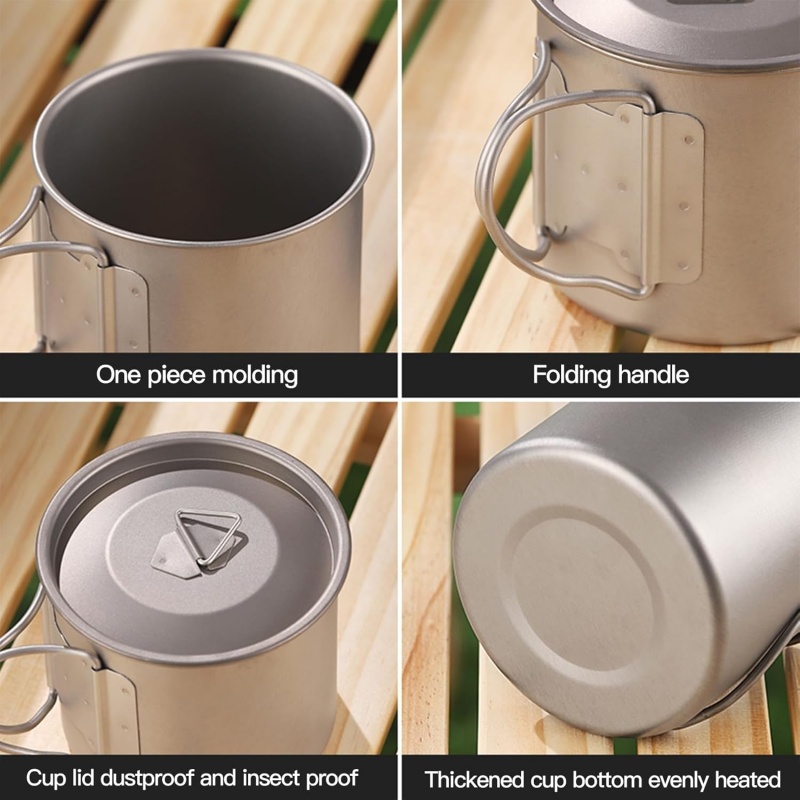 Titanium campingmok met inklap - Camping Cooking Utensil Bag recensie en prijs