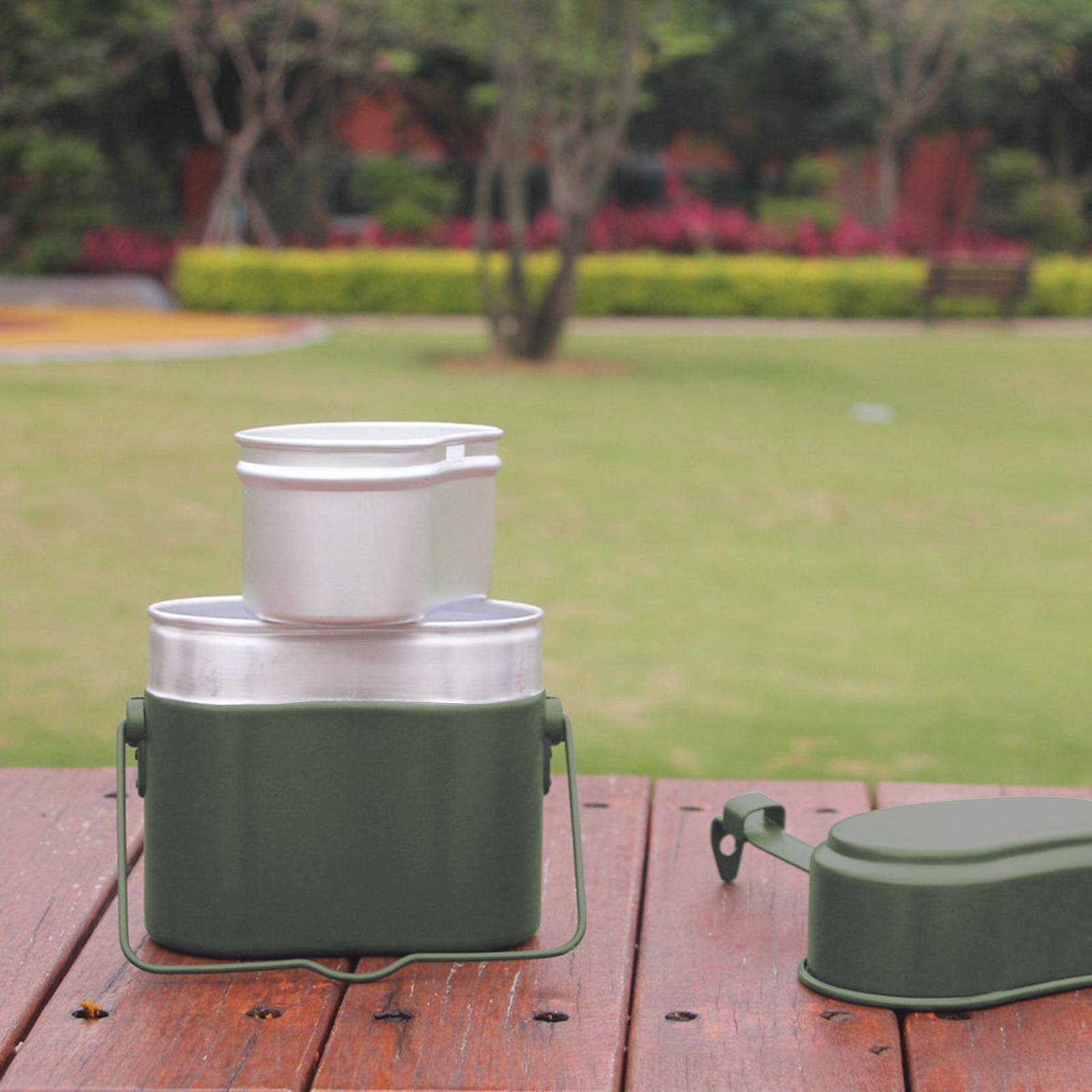 3 stks/set lunchbox aluminium  - Camping Cooking Pots And Pans Set recensie en prijs