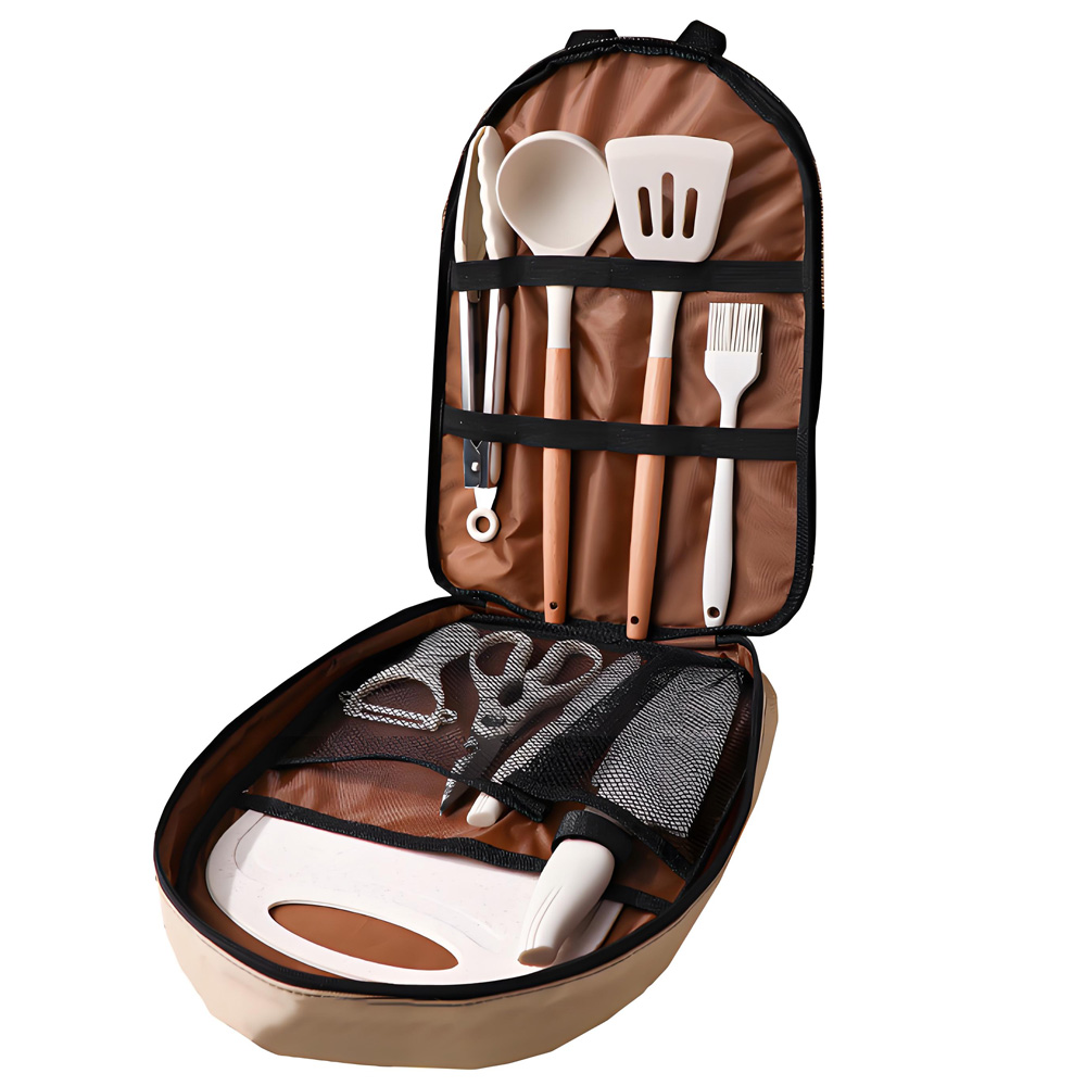 10-delige draagbare camping ko - Camping Cooking All In One recensie en prijs
