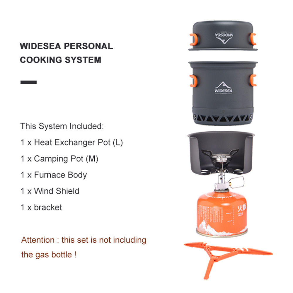 Widesea Draagbare Camping Kach - Camping Cooking All In One recensie en prijs