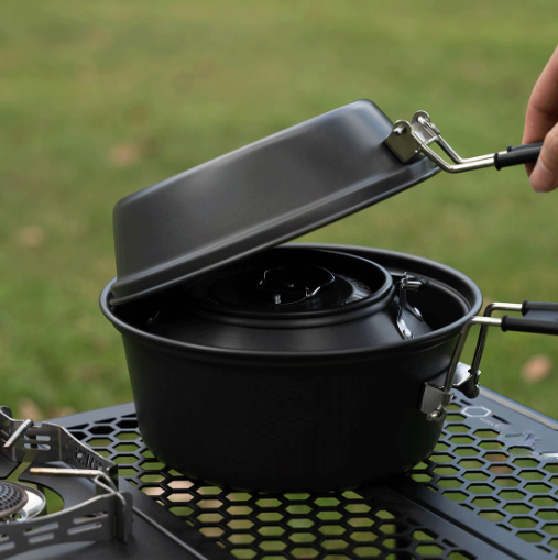 Lichtgewicht campingkookgerei  - Camping Cooking Pots And Pans Set recensie en prijs