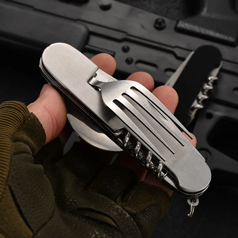 4-in-1 opvouwbaar servies Afne - Camping Cooking Knife recensie en prijs