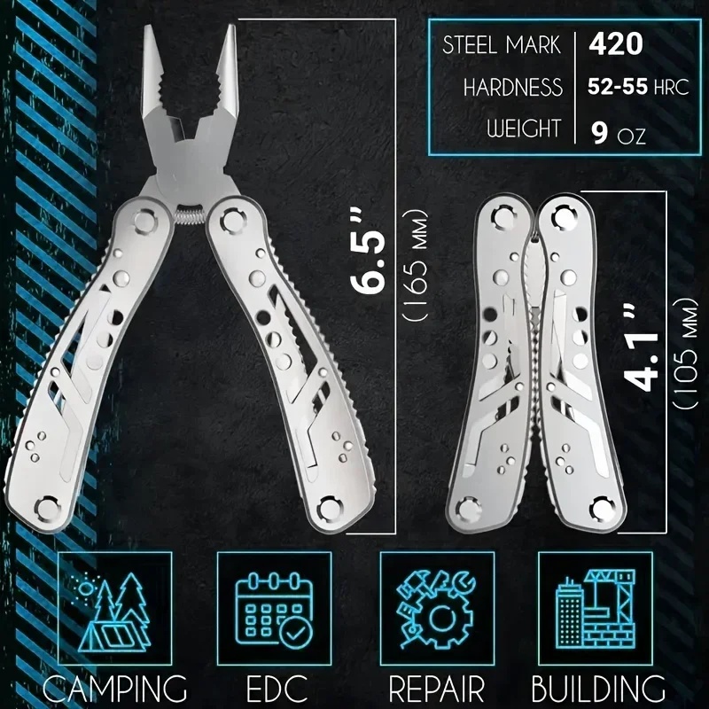 24-in-1 Multitool Alles-in-één - Camping Cooking Knife recensie en prijs