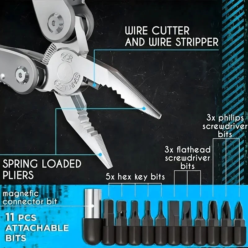 24-in-1 Multitool Alles-in-één - Camping Cooking Knife recensie en prijs