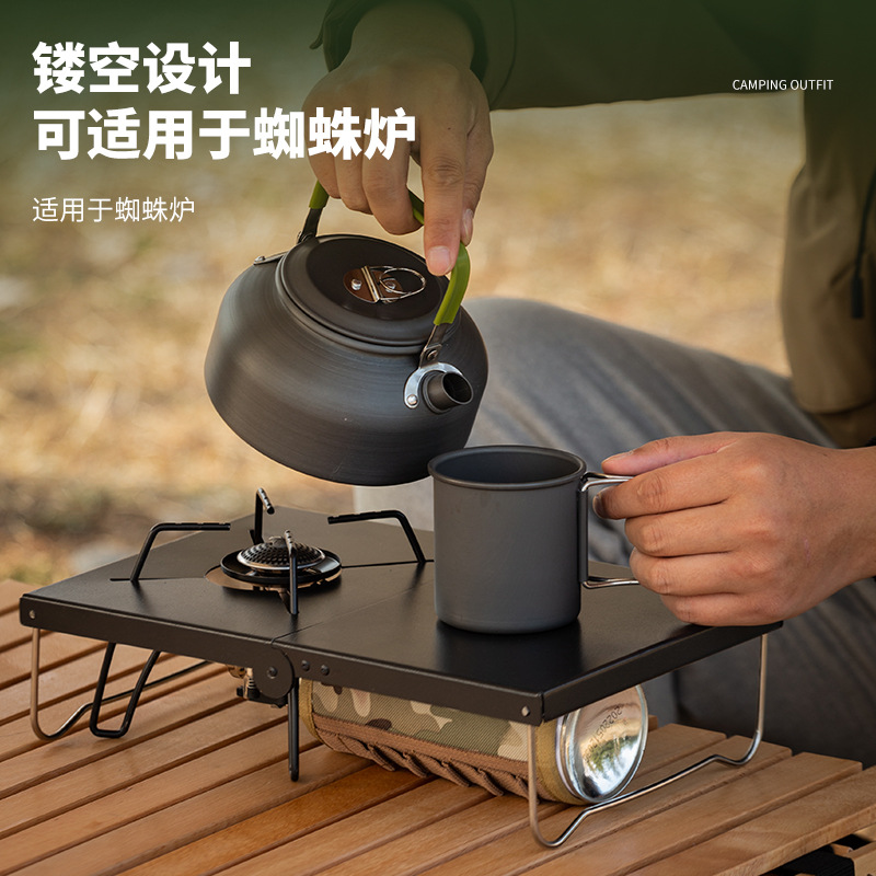 Zwarte opvouwbare hittebestend - Camping Outdoor Cooking Table recensie en prijs
