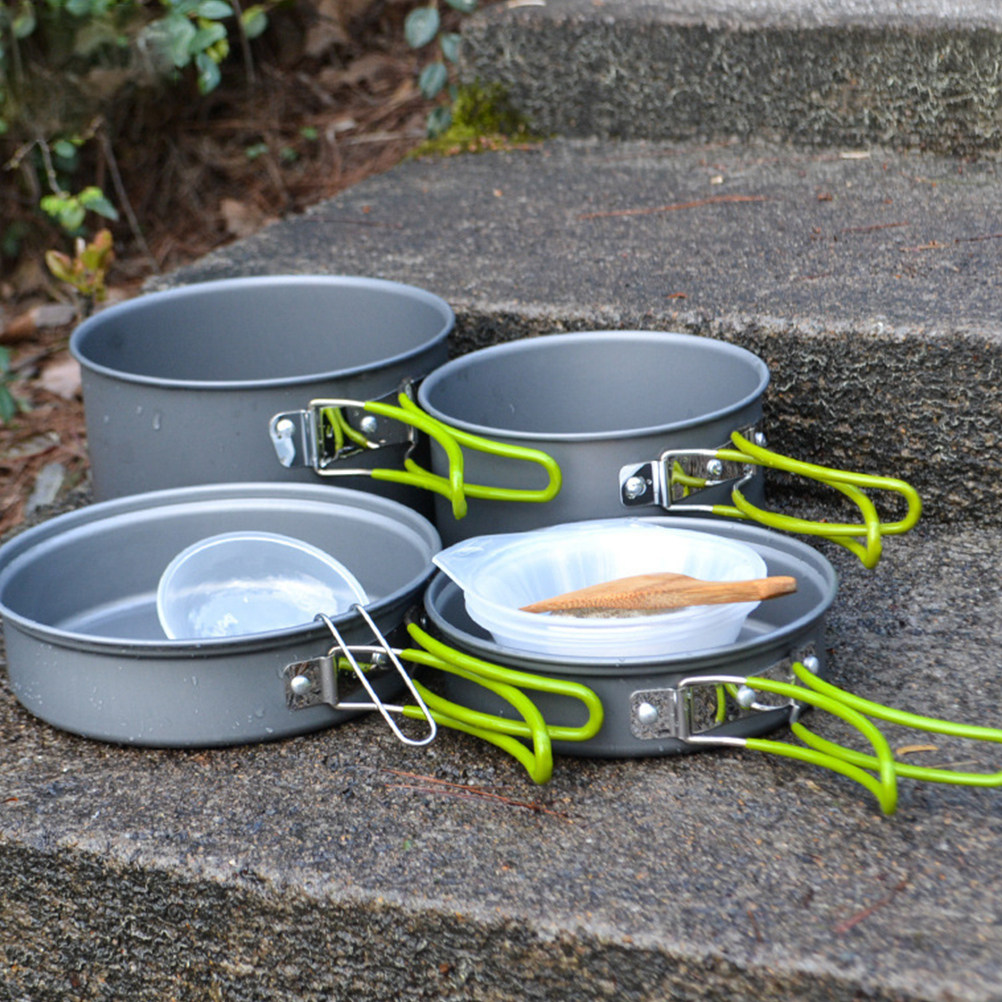 1Set Outdoor Camping Kookgerei - Camping Cooking Pots And Pans Set recensie en prijs