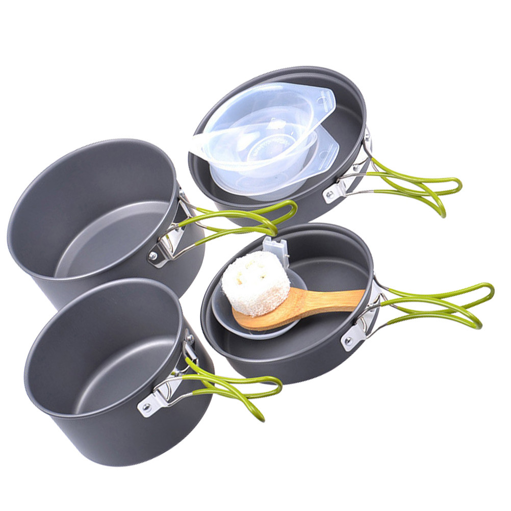 1Set Outdoor Camping Kookgerei - Camping Cooking Pots And Pans Set recensie en prijs