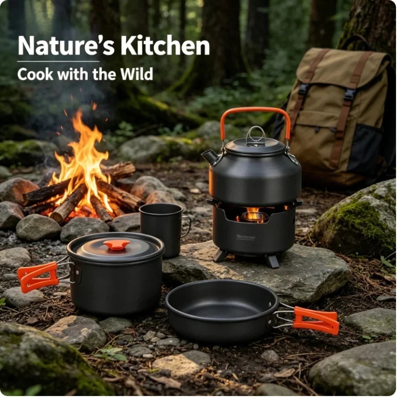 10-delige ultralichte aluminiu - Camping Cooking Utensil Bag recensie en prijs