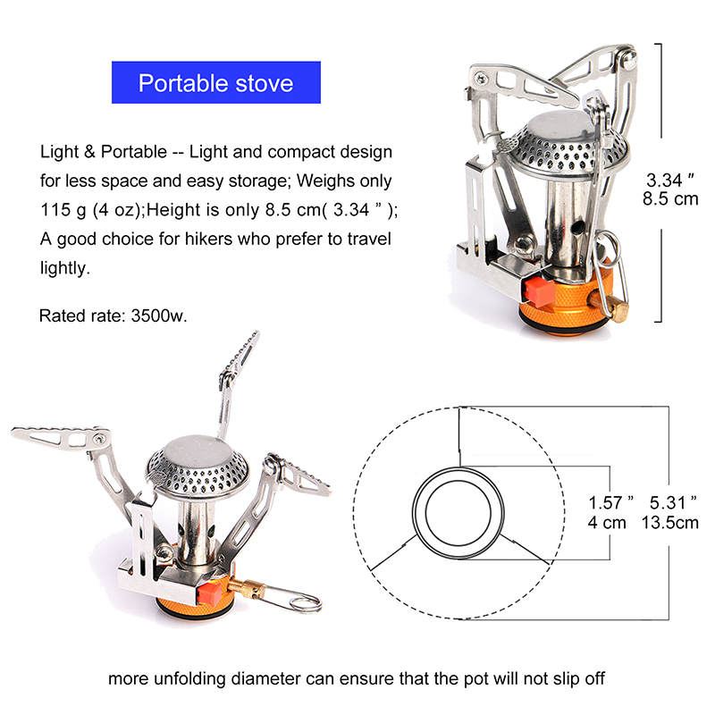 Widesea Draagbare Camping Kook - Camping Cooking Set Compact recensie en prijs