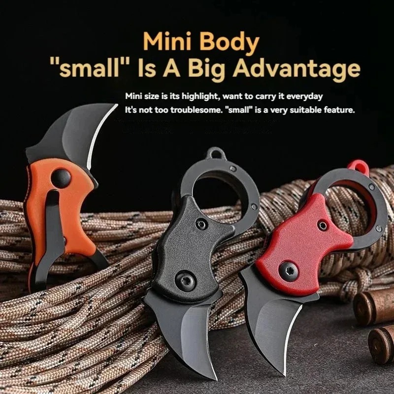 Mini sleutelhanger zakmes roes - Camping Cooking Knife recensie en prijs