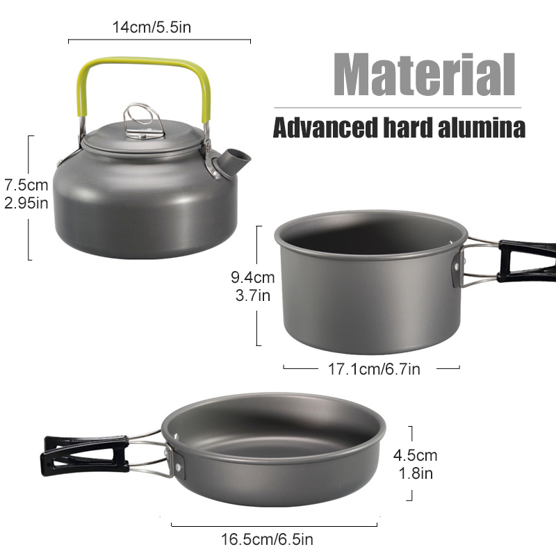 WESTTUNE Camping Kookgerei Kit - Camping Cooking Pan recensie en prijs