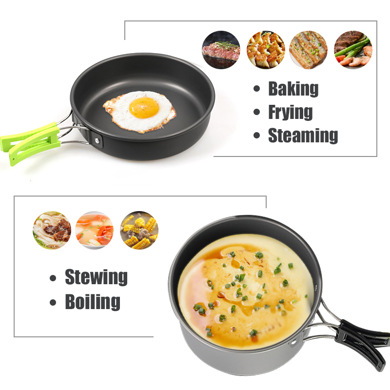 WESTTUNE Camping Kookgerei Kit - Camping Cooking Pan recensie en prijs