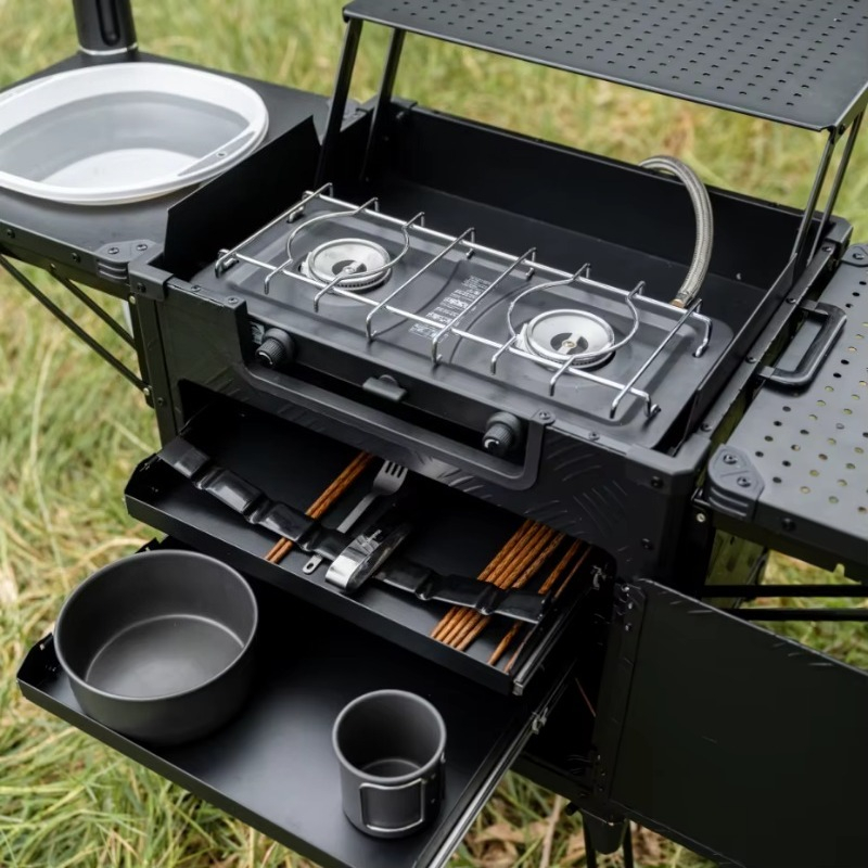 Alles-in-één opvouwbaar buiten - Camping Cooking All In One recensie en prijs