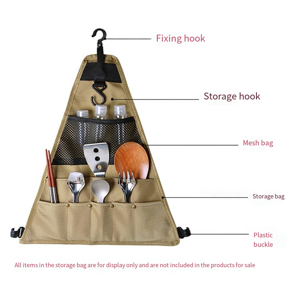 Picknickbestek, camping, opber - Camping Cooking Utensil Bag recensie en prijs