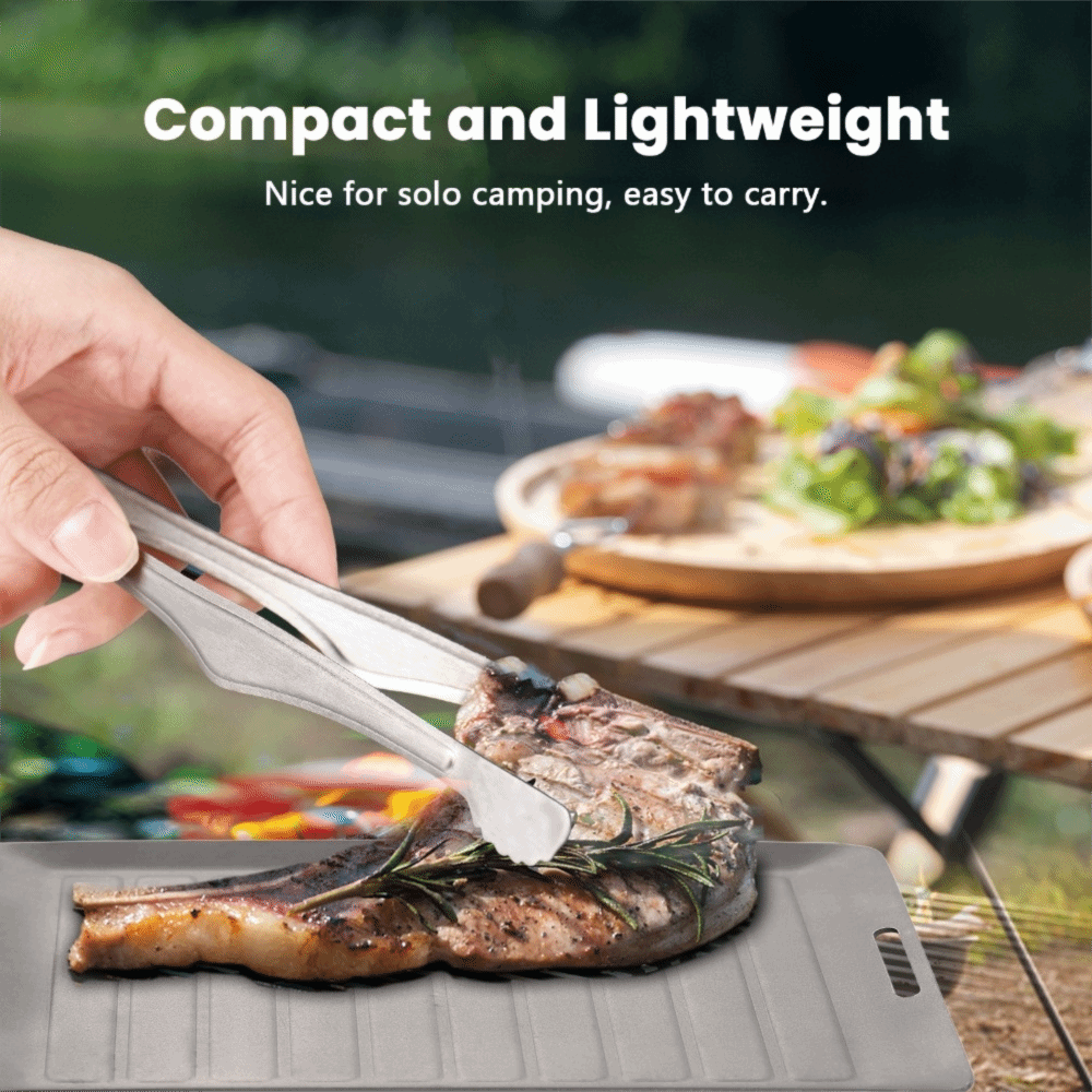 Duurzame titanium campinggrill - Camping Cooking Pan recensie en prijs