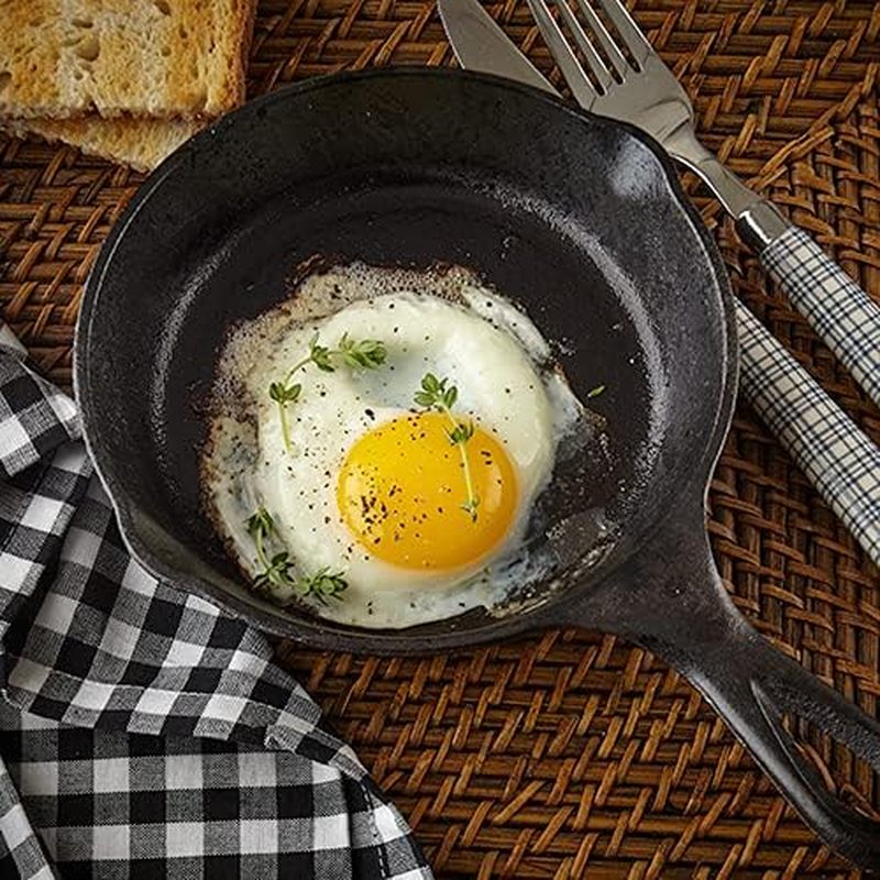 6 inch gietijzeren koekenpan,  - Camping Cooking Pan recensie en prijs