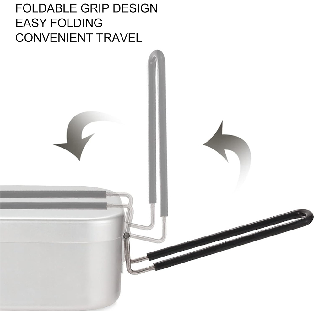 800ML Aluminium Lunchboxen Out - Camping Cooking Set Compact recensie en prijs