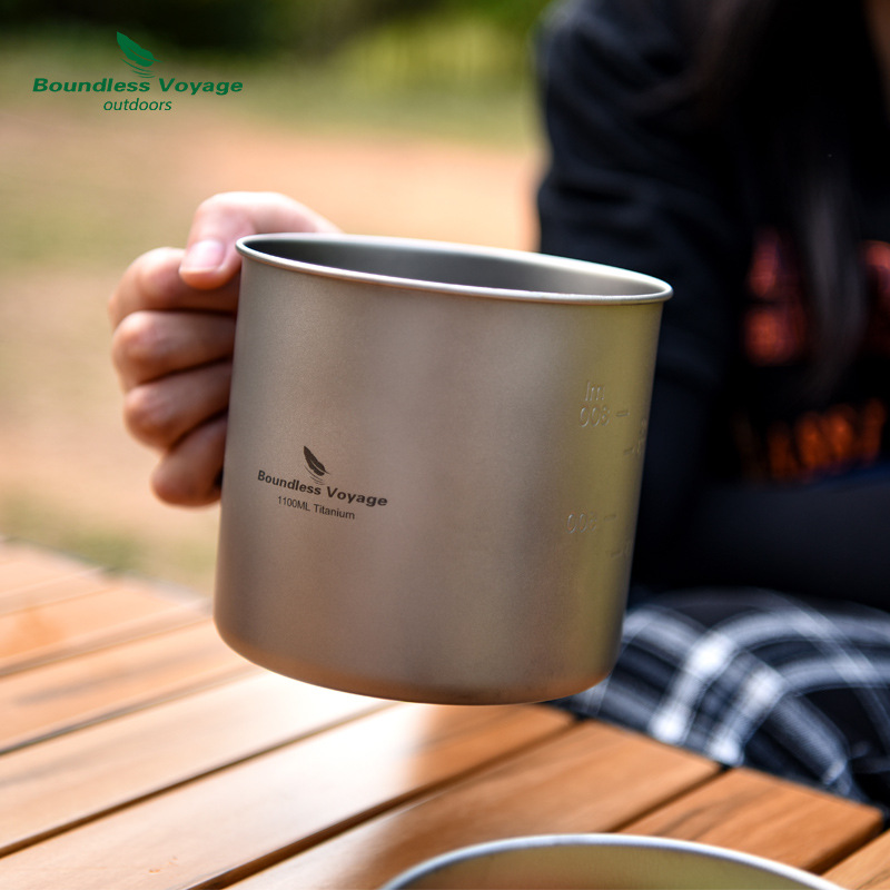 Pure Titanium Opvouwbare Handv - Camping Cooking Pots And Pans Set recensie en prijs