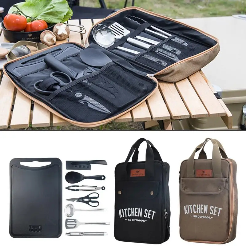 8-delige campingkeukenset, dra - Camping Cooking All In One recensie en prijs