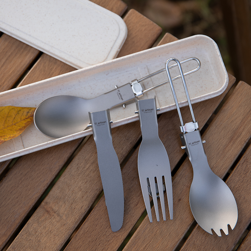 Tiartisan Titanium Opvouwbare  - Camping Cooking Knife recensie en prijs