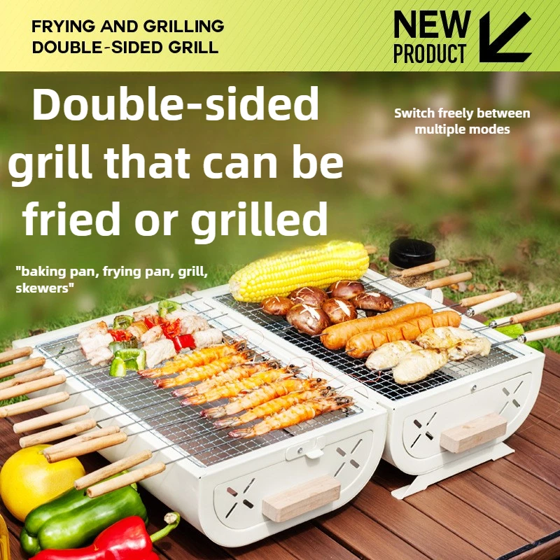 Barbecueoven Huishoudelijke gr - Camping Cooking Griddle recensie en prijs
