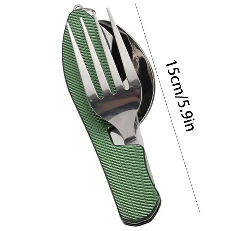 Roestvrijstalen bestek 4-in-1  - Camping Cooking Knife recensie en prijs