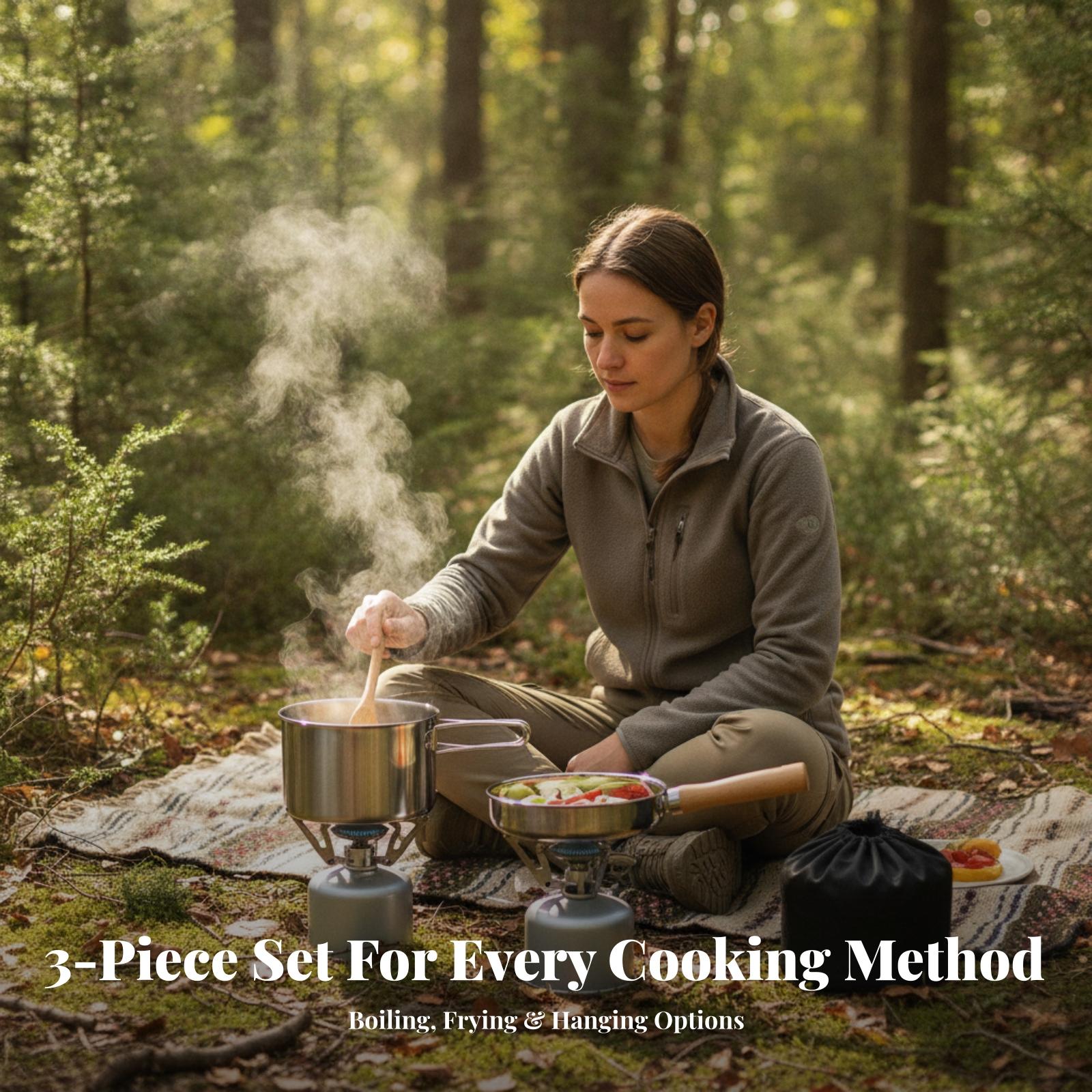 Outdoor kookketel van 304 roes - Camping Cooking Meals recensie en prijs