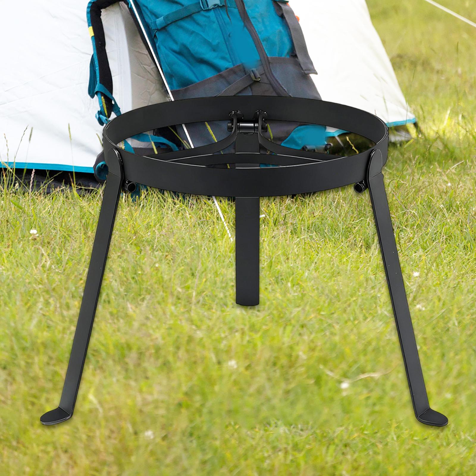 Vouwbare kookkampvuur-tripod v - Camping Cooking Griddle recensie en prijs