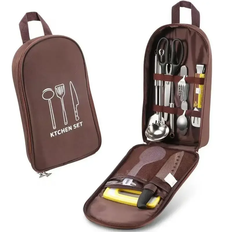 Draagbare opbergtas voor kookg - Camping Cooking Utensil Bag recensie en prijs